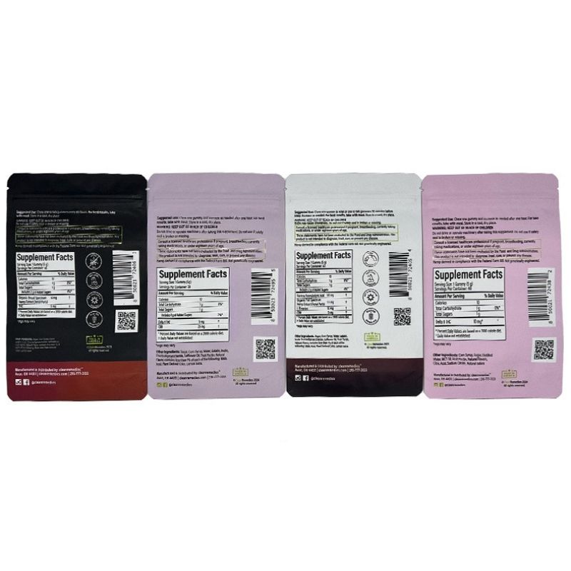 Clean Remedies Delta 9 1200mg Big Candy Mylar Bags